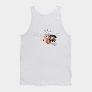 Boho Floral Design Tank Top